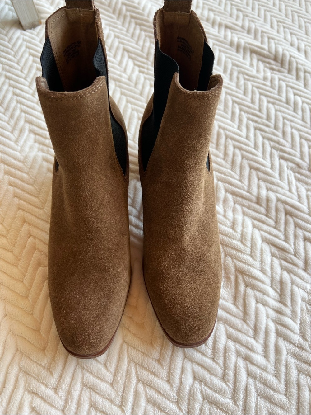 Steve Madden Brown Suede Chelsea Ankle Boots
